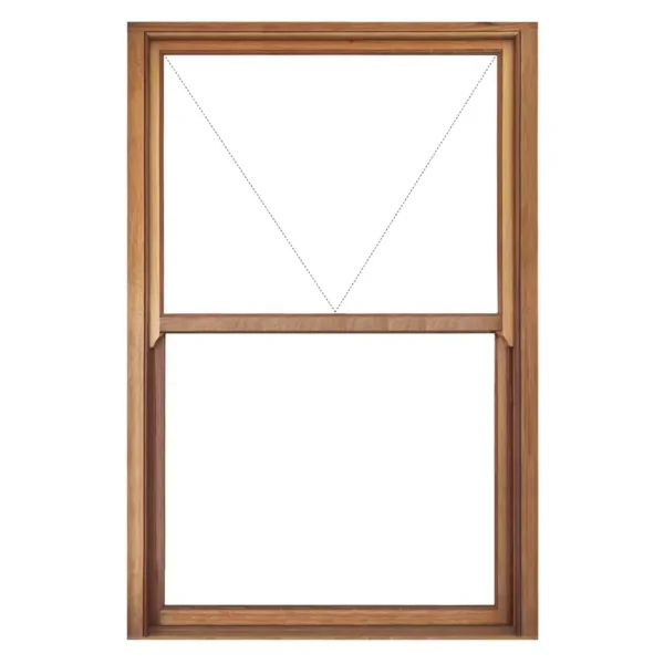 Mock Sash Full Pane <br/> Wooden Window <br/> 1200 x 1800 PMS7