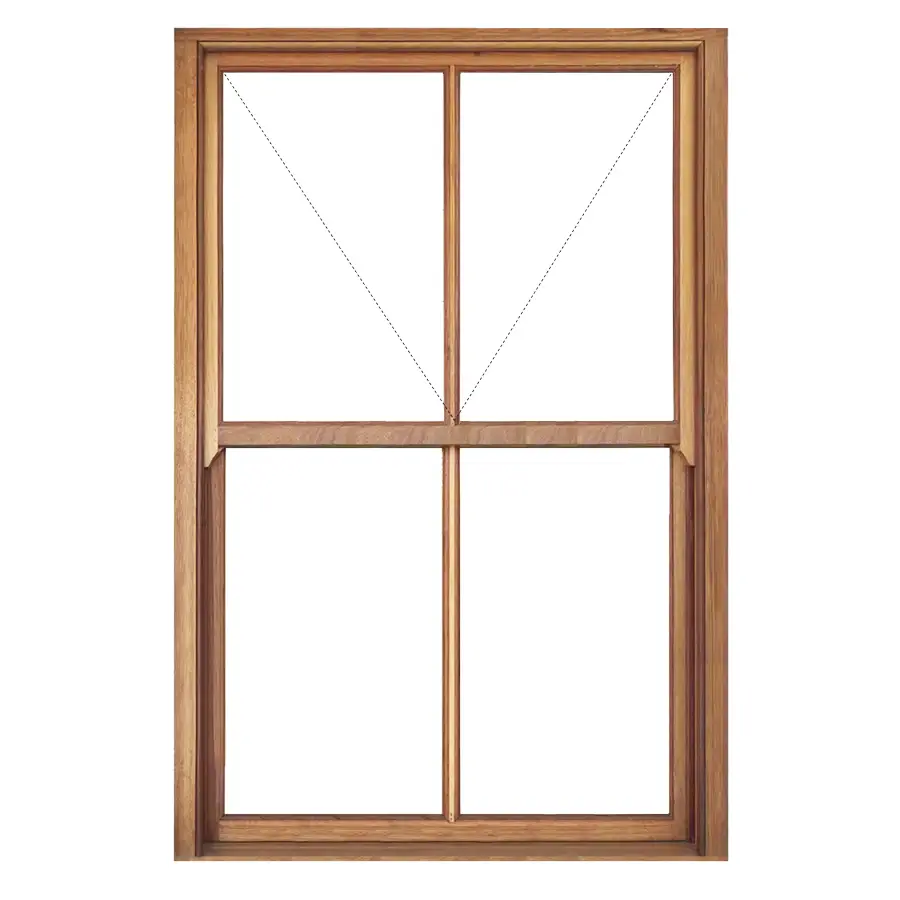 mock sash wooden window 1200x1800 victorian pane