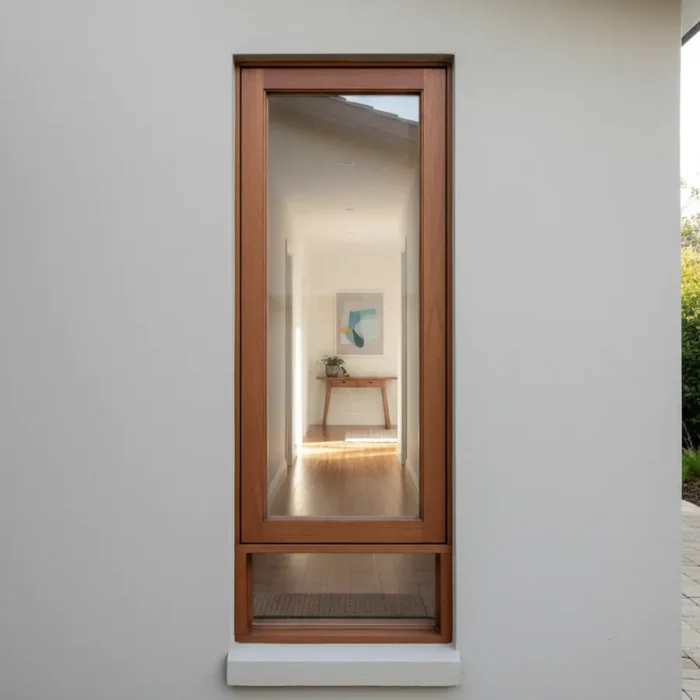 Buy Meranti Side Hung Full Pane Wooden Window 550 x 1800