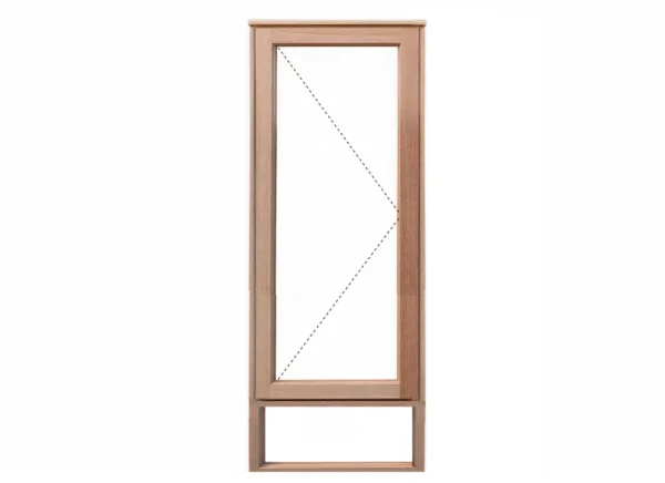 meranti wood window frame 550x1800
