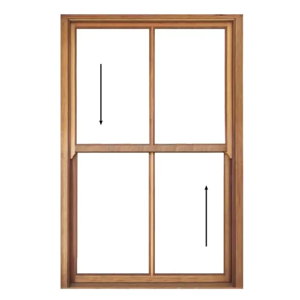 Victorian Wooden Sliding Sash Window 1200 x 1800