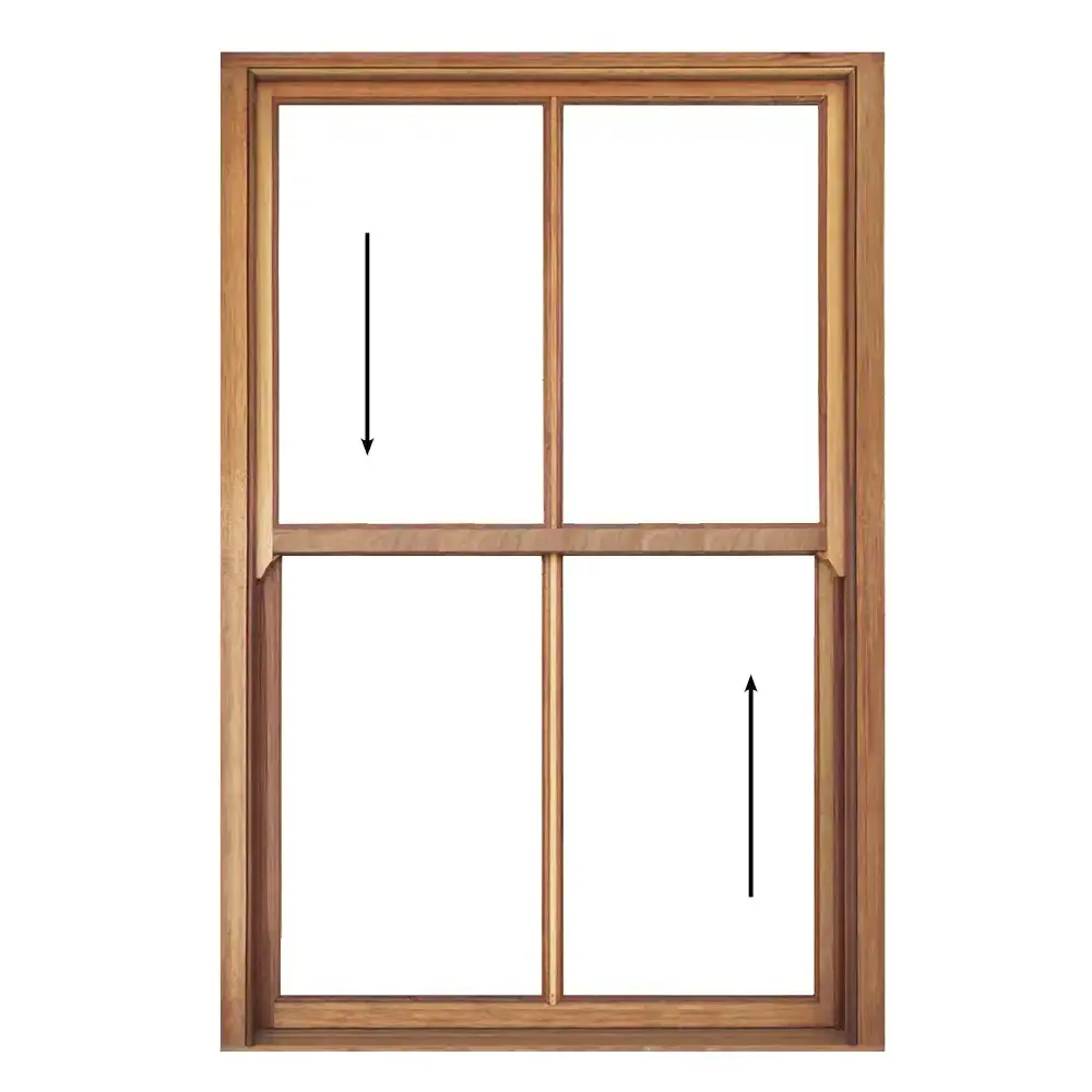Victorian Wooden Sliding Sash Window 1200 x 1800