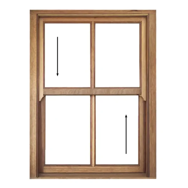 Victorian Wooden Sliding Sash Window 900 x 1200