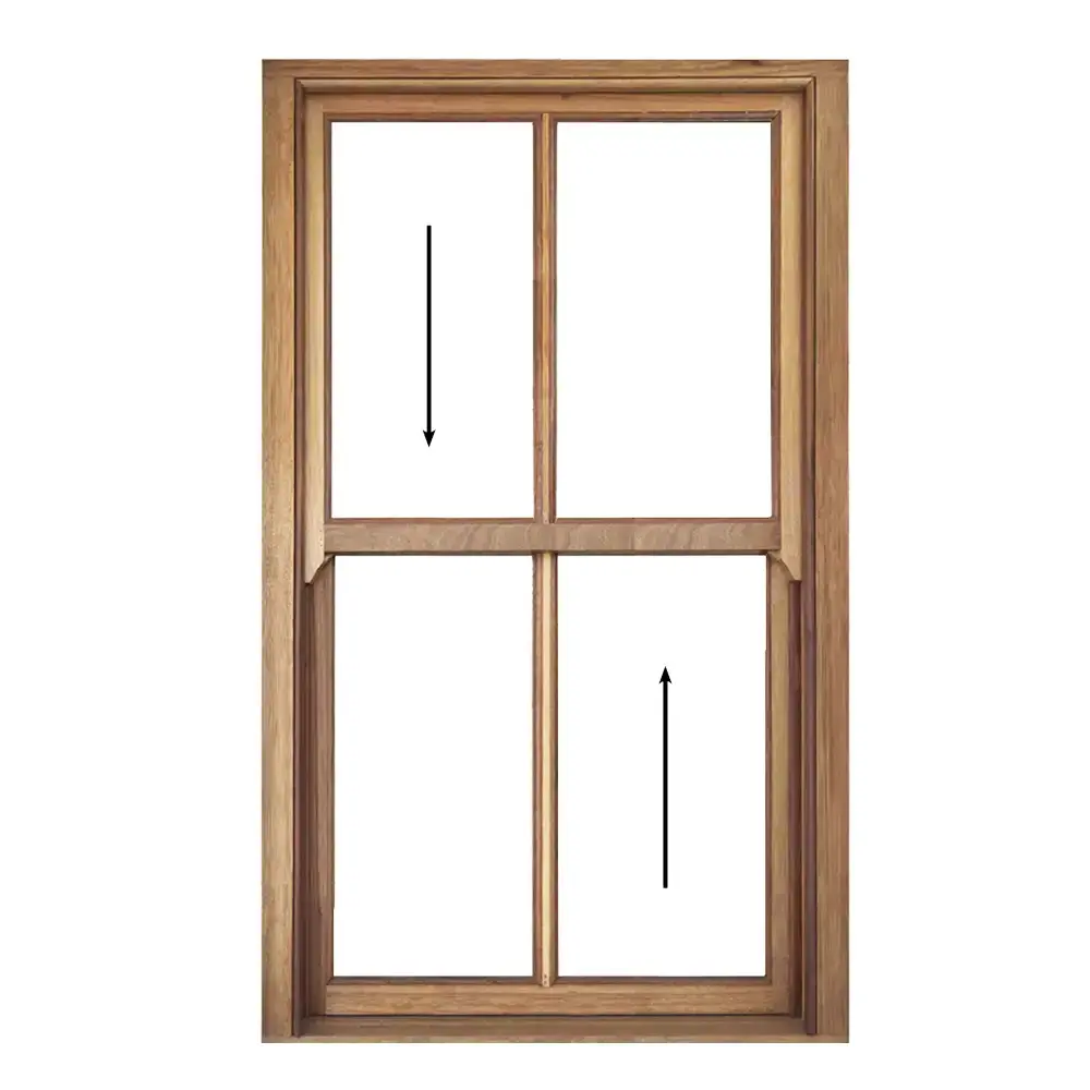 Victorian Wooden Sliding Sash Window 900 x 1500