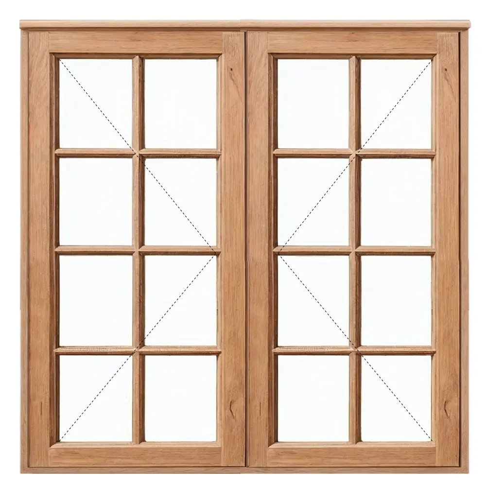 cottage pane side hung window 1056x1200