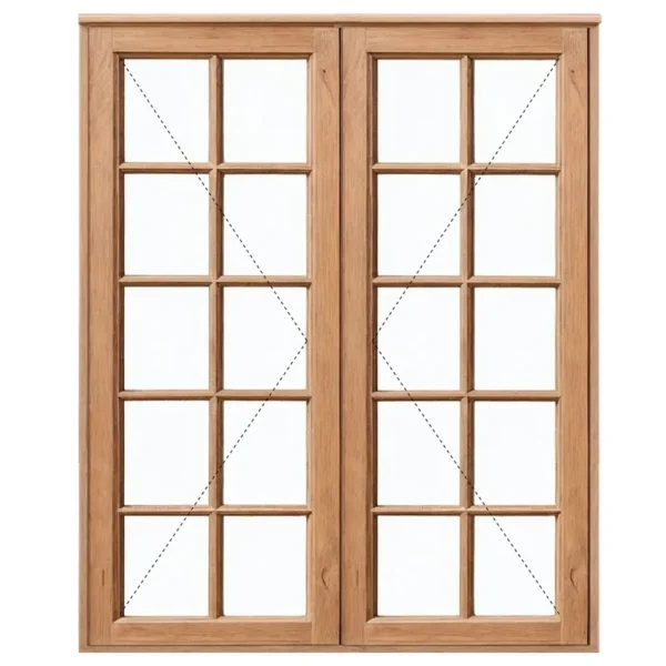 cottage pane wood window 1056x1500
