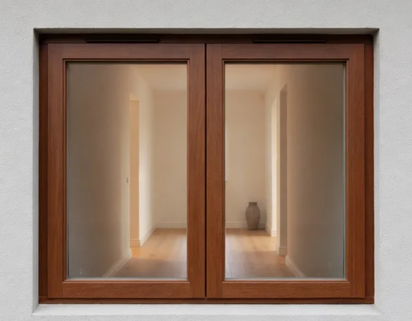 buy wooden window with side hung panels and full pane glass size 1056x900