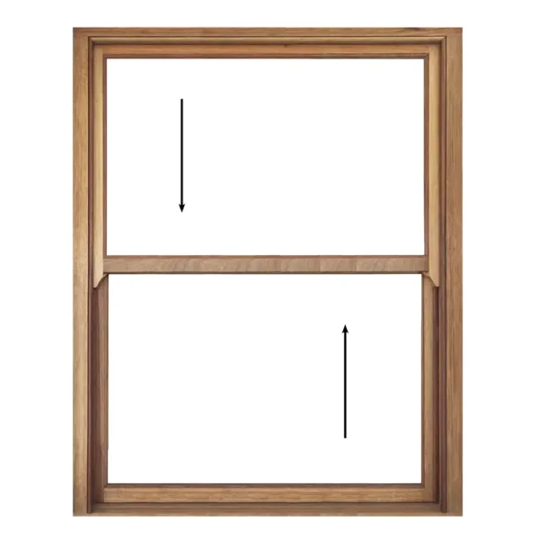 Full Pane Wooden Sliding Sash Window 1200 x 1500