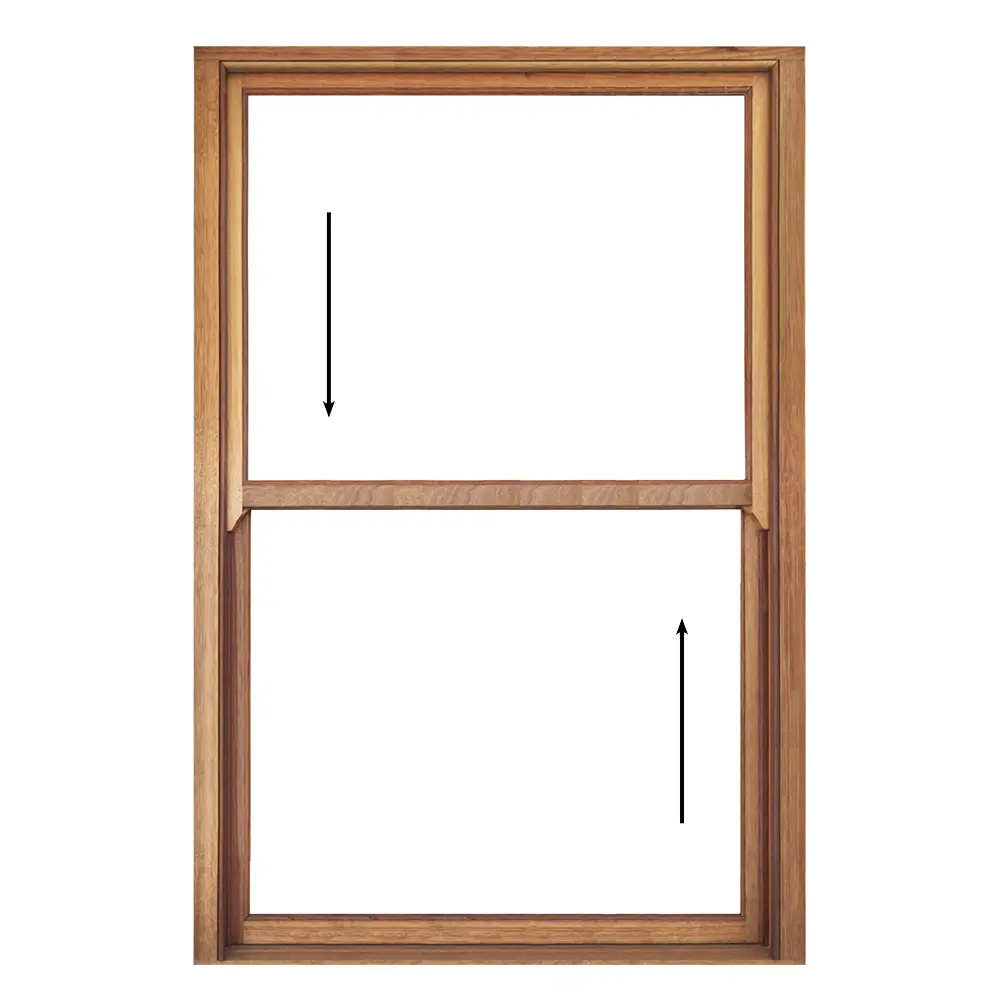 Full Pane Wooden Sliding Sash Window 1200 x 1800