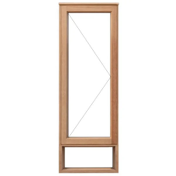 meranti wood window frame 550x1800