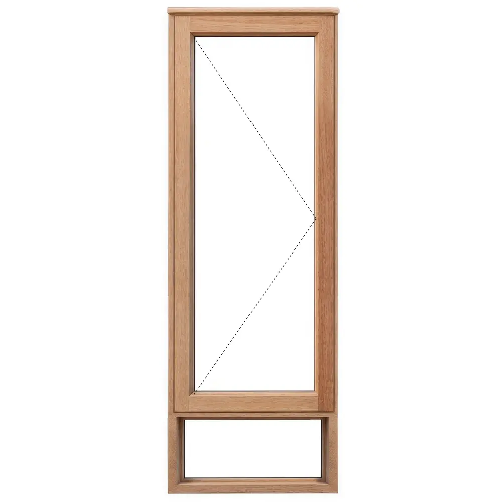 meranti wood window frame 550x1800