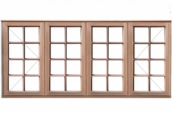small pane meranti window frame 2068x1200