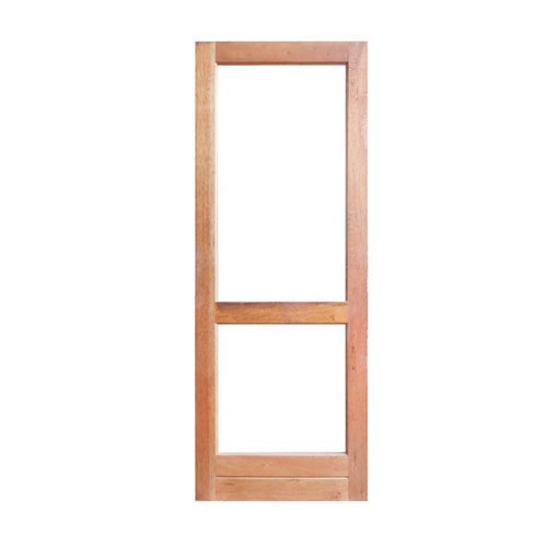2 pane glass timber door