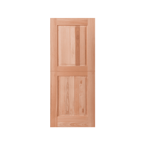 solid 2 panel stable wooden door | K Parker Joinery | Buy Wooden Doors Online