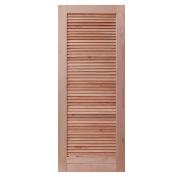 wooden louvre door