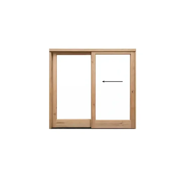 2100 wooden sliding door full pane glass