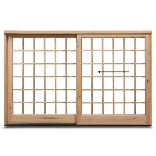 3000mm-Wooden-Sliding-Door-Cottage-Pane-left-opening