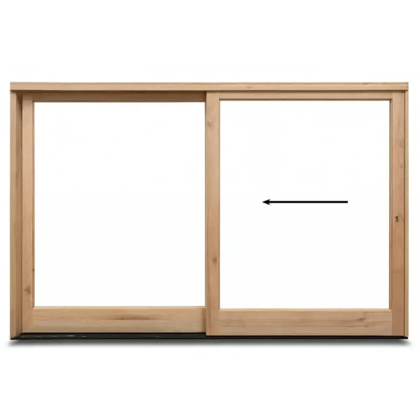 3000mm-Wooden-Sliding-Door-Full-Pane-Left-Opening
