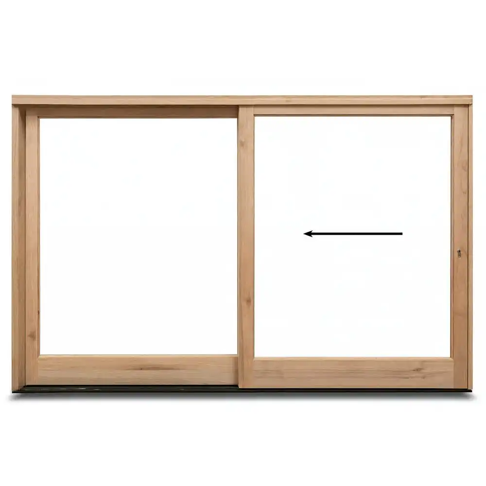 3000mm-Wooden-Sliding-Door-Full-Pane-Left-Opening