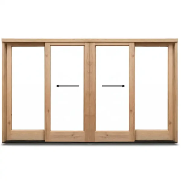 3600mm-Wooden-Sliding-Door-Full-Pane-Centre-Opening