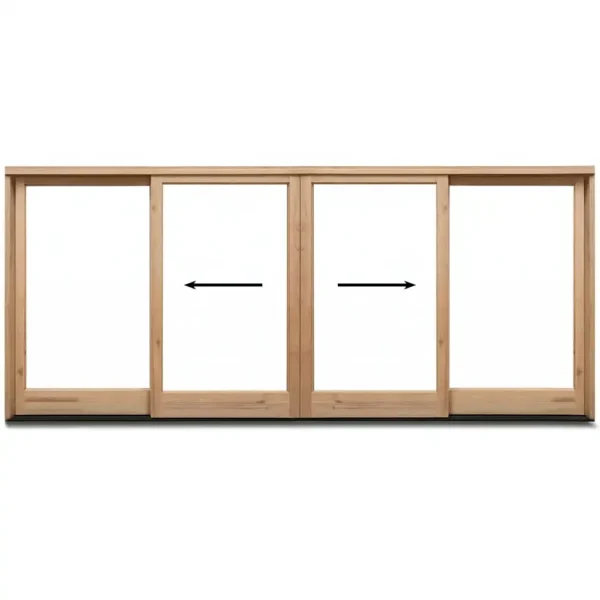 4200mm-Wooden-Sliding-Door-Full-Pane-Centre-Opening