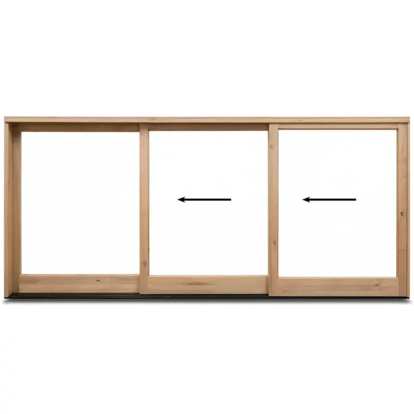 4468mm-Wooden-Sliding-Door-3-Panel-Full-Pane-Left-Opening