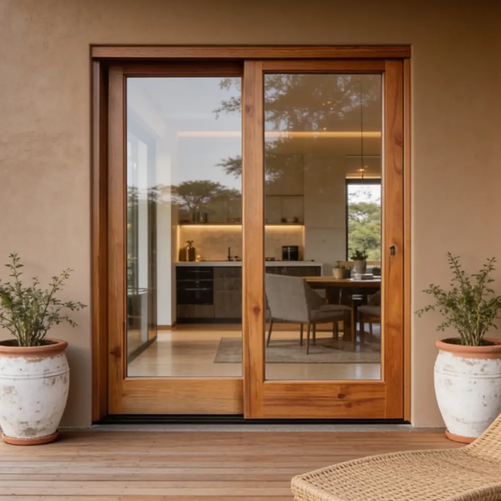 wooden sliding door 1800x2100