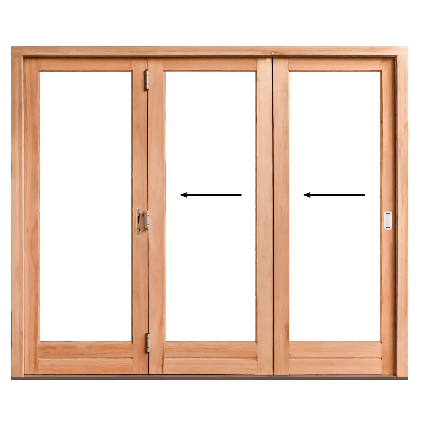 2519mm-Wooden-Folding-Door-3-Panel-Left-Opening