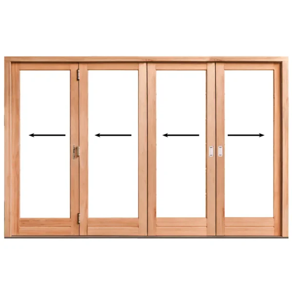3336mm-Wooden-Folding-Door-4-Panel-Left-opening