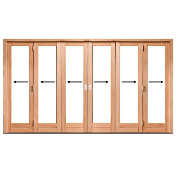 3792mm-Wooden-Folding-Door-6-Panel-Centre-opening