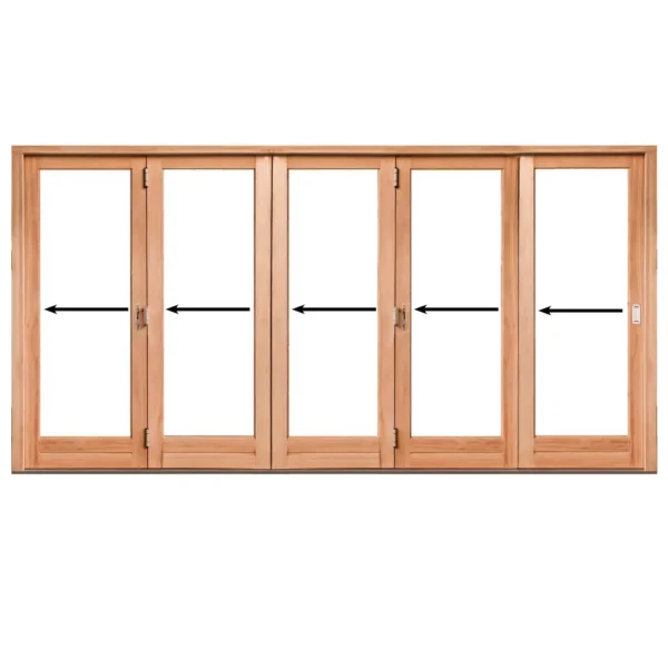 4125mm-Wooden-Folding-Door-5-Panel-Left-Opening