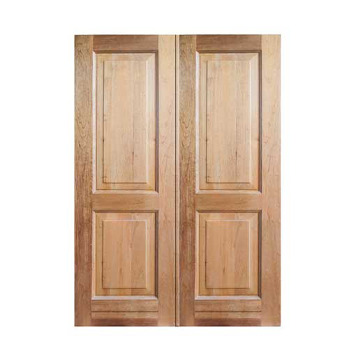 2 pane heavy double wooden doors | K Parker Joinery