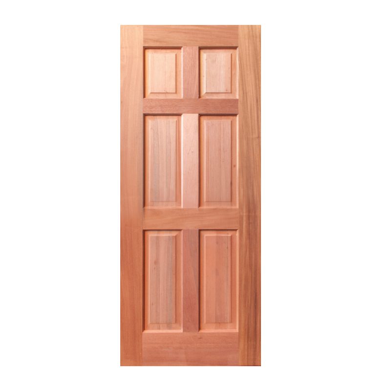 Wooden Door - Six Panel Single Meranti / Saligna Wooden Door – Medium813x2332