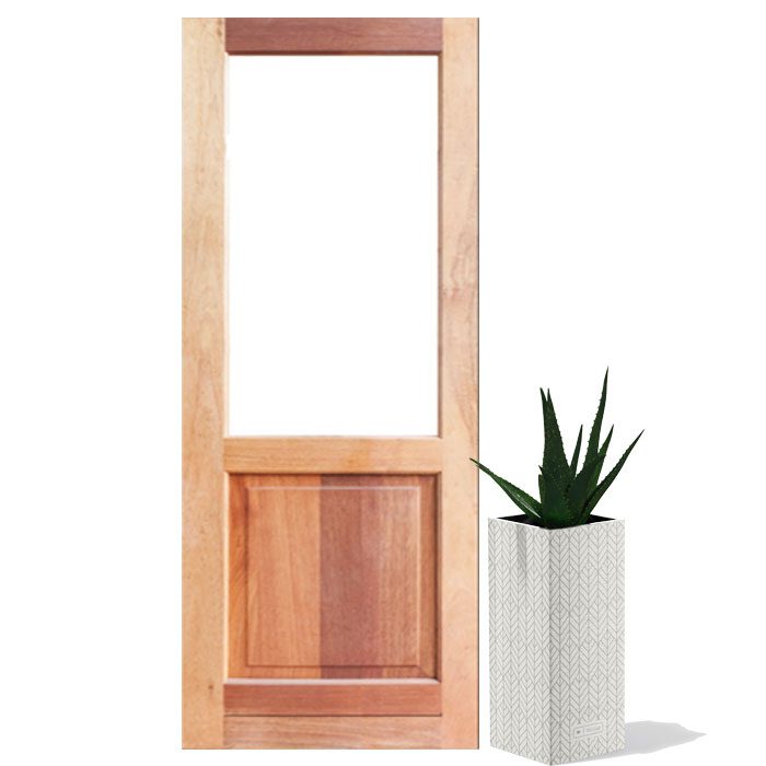 Single glass wooden doors | K Parker Joinery | Buy Wooden Doors Online
