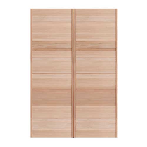 200mm slatted wooden door | K Parker Joinery | Buy Wooden Doors Online