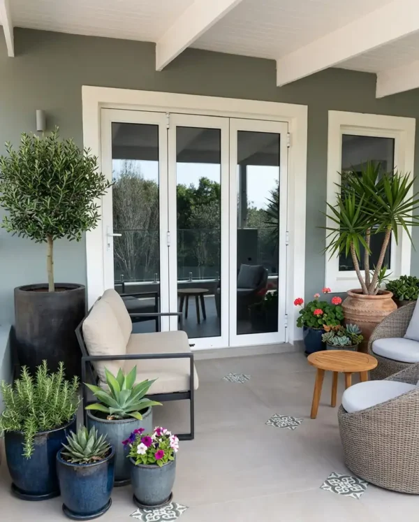 3 panel aluminium folding door