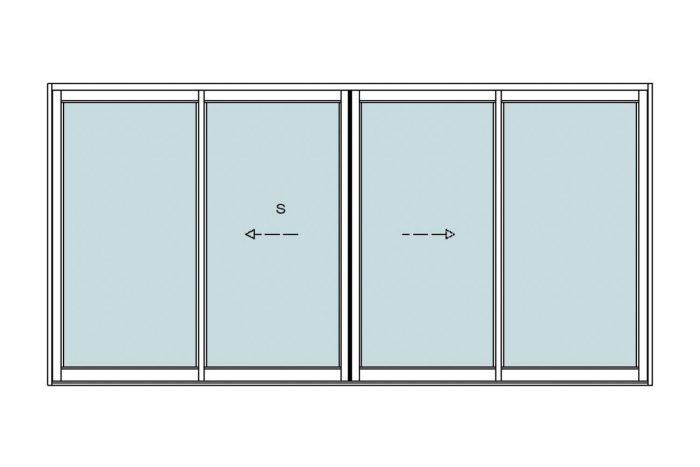 aluminium-sliding-door4200mm-x-2100mm-OXXO | Buy aluminium windows from K Parker Joinery