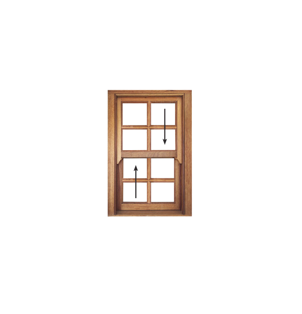 sliding sash cottage pane wooden window 600x900 in meranti