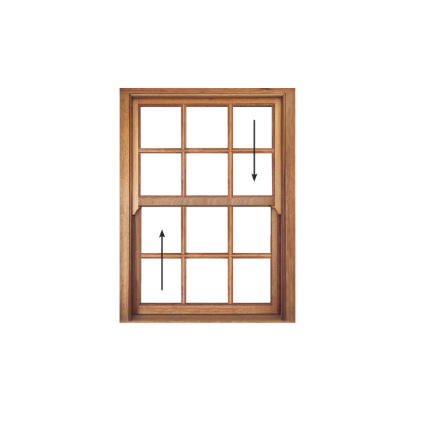 sliding sash cottage pane wooden window 900x1200 in meranti