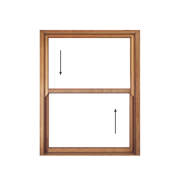 sliding sash full pane wooden window 1200X1500 in meranti