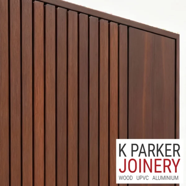 axl wooden pivot door with vertical slats