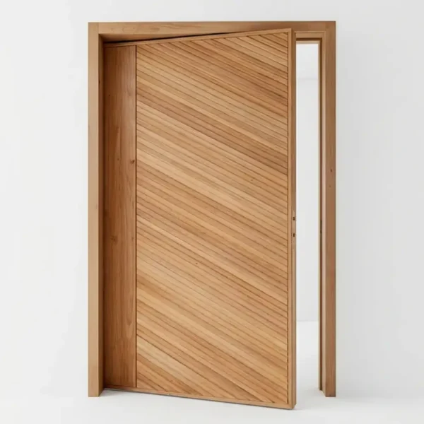 The colleen wooden pivot door
