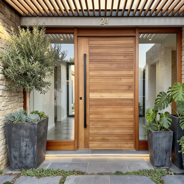 Oscar wooden pivot door