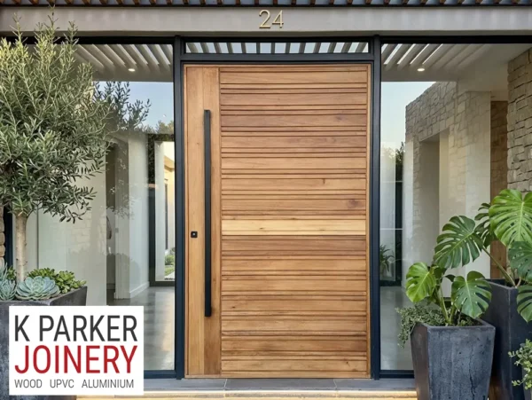 The Oscar Wooden Pivot Door - K Parker Joinery