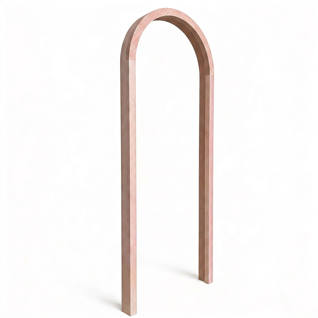 877 x 2100 <br> Arch Single Door <br> Wooden Frame <br>75 x 45