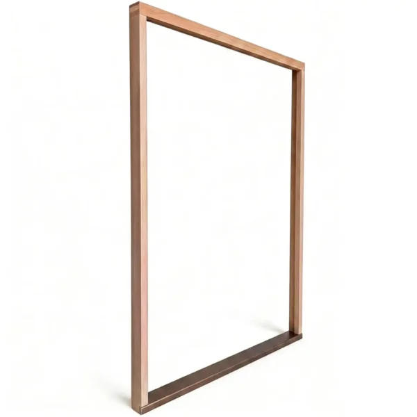1284 x 2100 Double Wooden Door Frame – 75x45 – Aluminium Sill