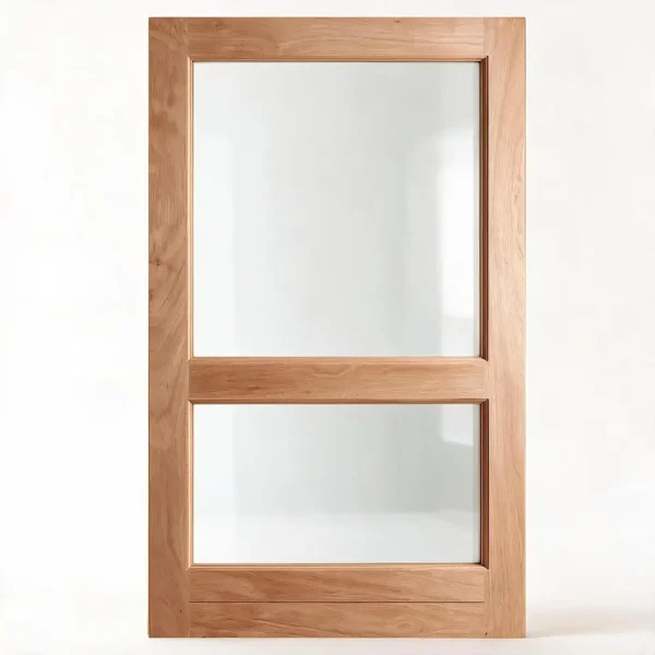 2 pane glass pivot door