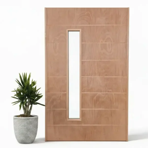8 panel marine ply pivot door