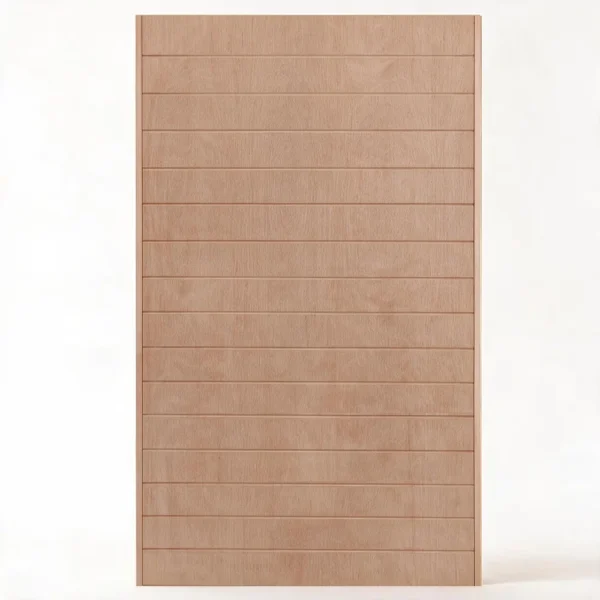 Fine Groove Marine Ply Wooden Pivot Door – 1200mm