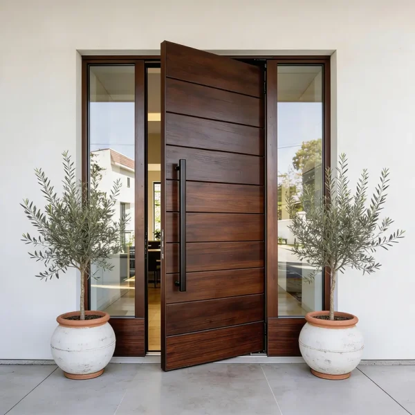 medium groove marine ply wood pivot door